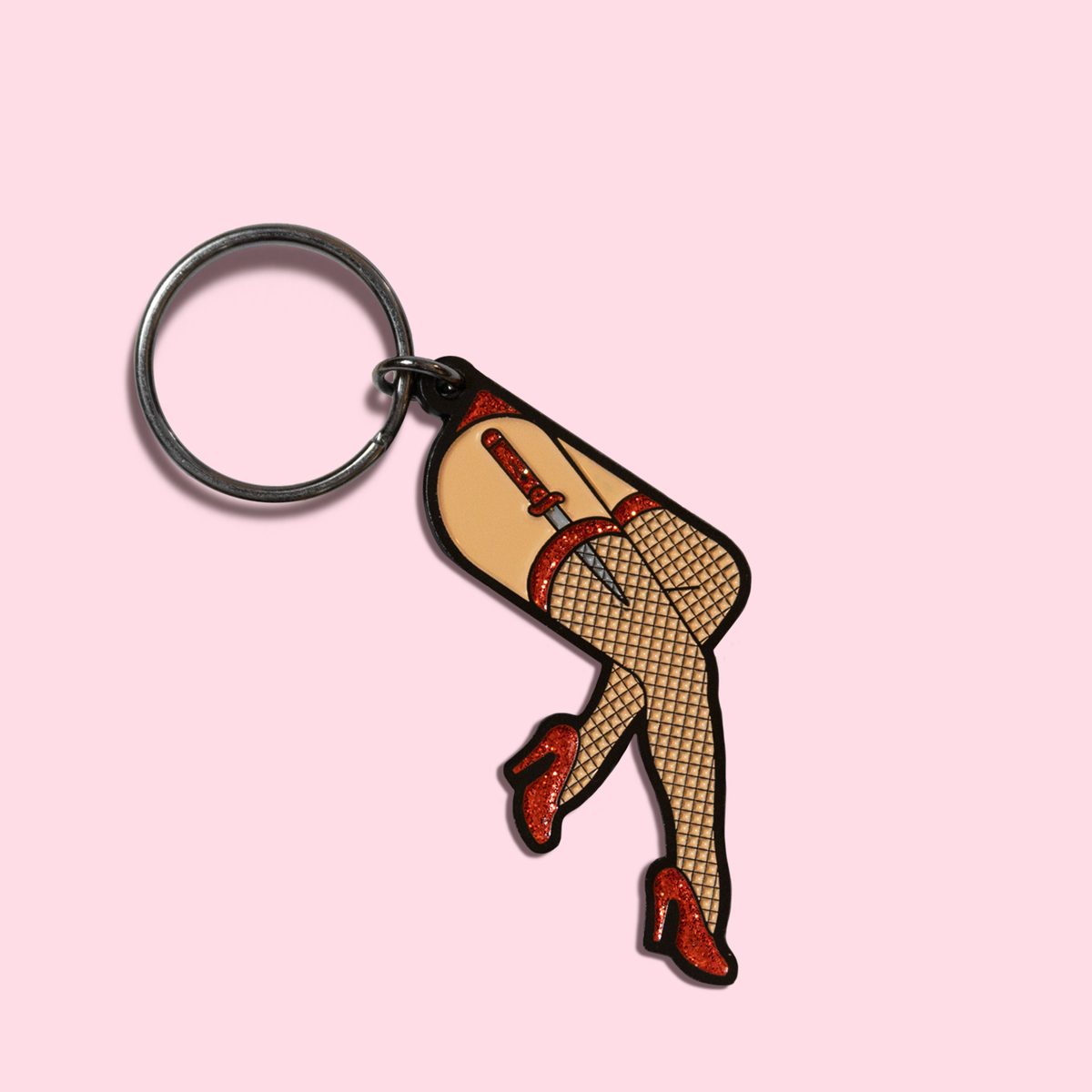 Mystery Girly Legs Keychain