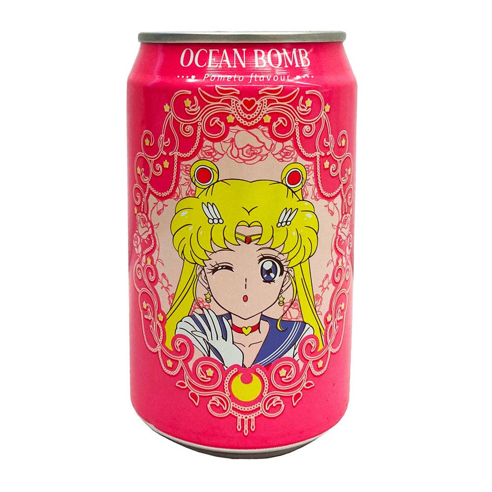 Ocean Bomb Sailor Moon Sparkling Water Pomelo Flavor (11.15) (Taiwan)