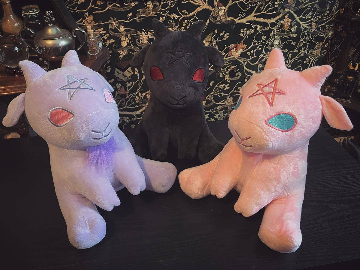 Pickety Pals - "Baphy" - Witchy Baby Goat Plushie: Lavender