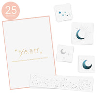 MOONLIGHT metallic temporary tattoo variety set