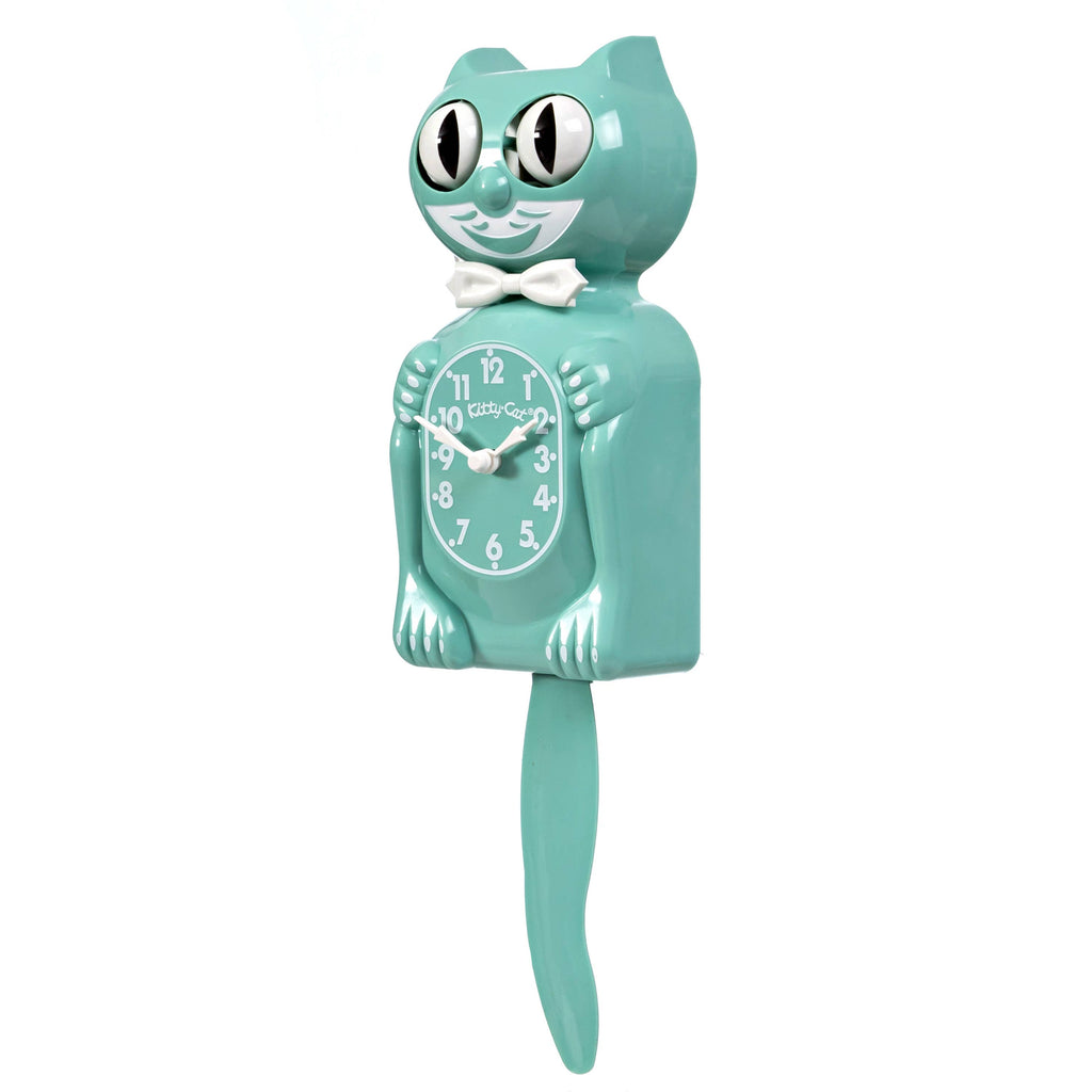 Small Ocean Waves Kitty Cat Klock
