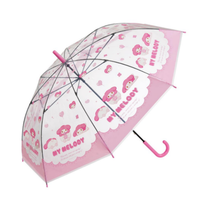 Sanrio Clear Transparent Umbrella- Hello Kitty, Cinnamoroll