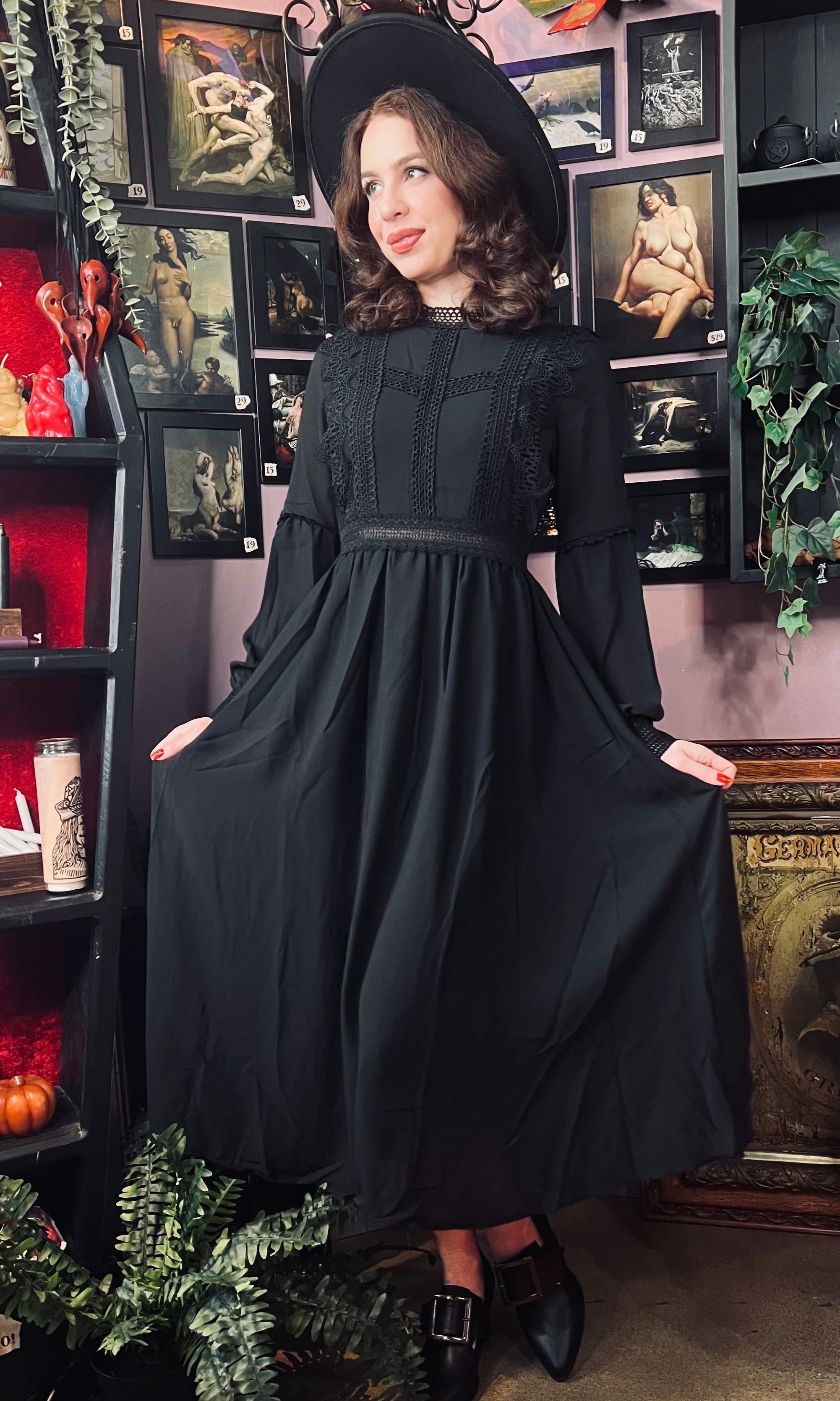 Agatha - Lightweight boho witchy dress - PRE-ORDER