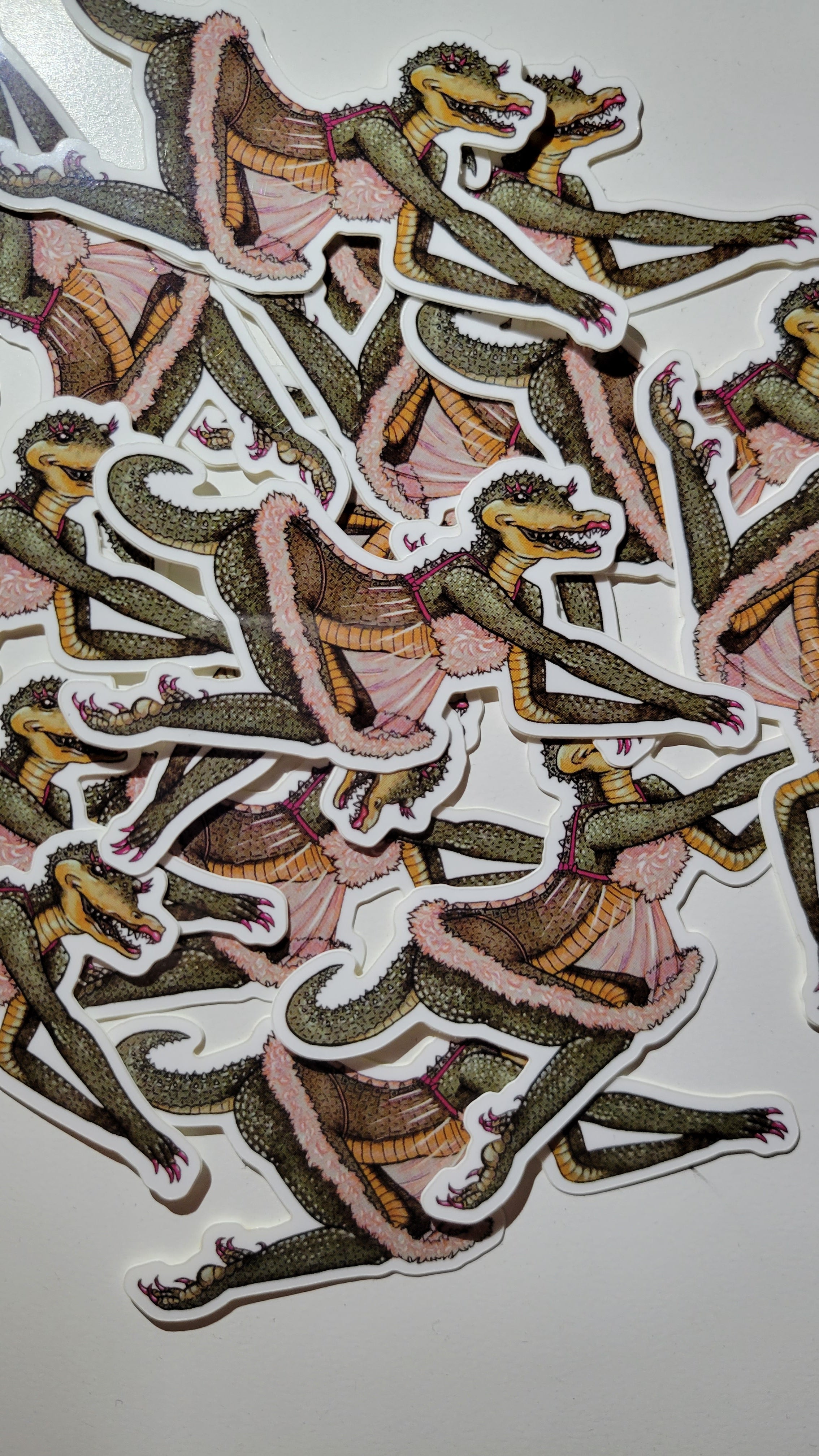 Gator Babe Pin-Up Sticker