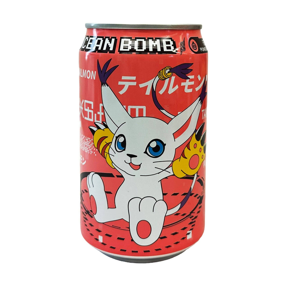 Ocean Bomb Digimon Adventure Tailmon Sparkling Water - Pomegranate (330ml) (Taiwan)