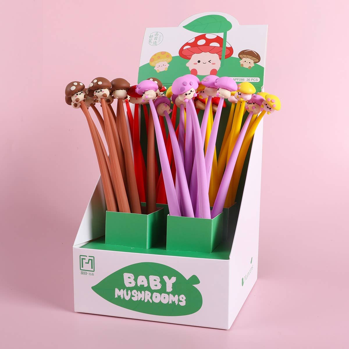 22573 MUSHROOM BUDDY WIGGLE GEL PEN