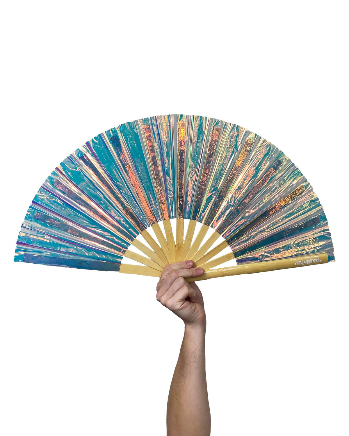 Dirt Squirrel Blue Diamond Fan