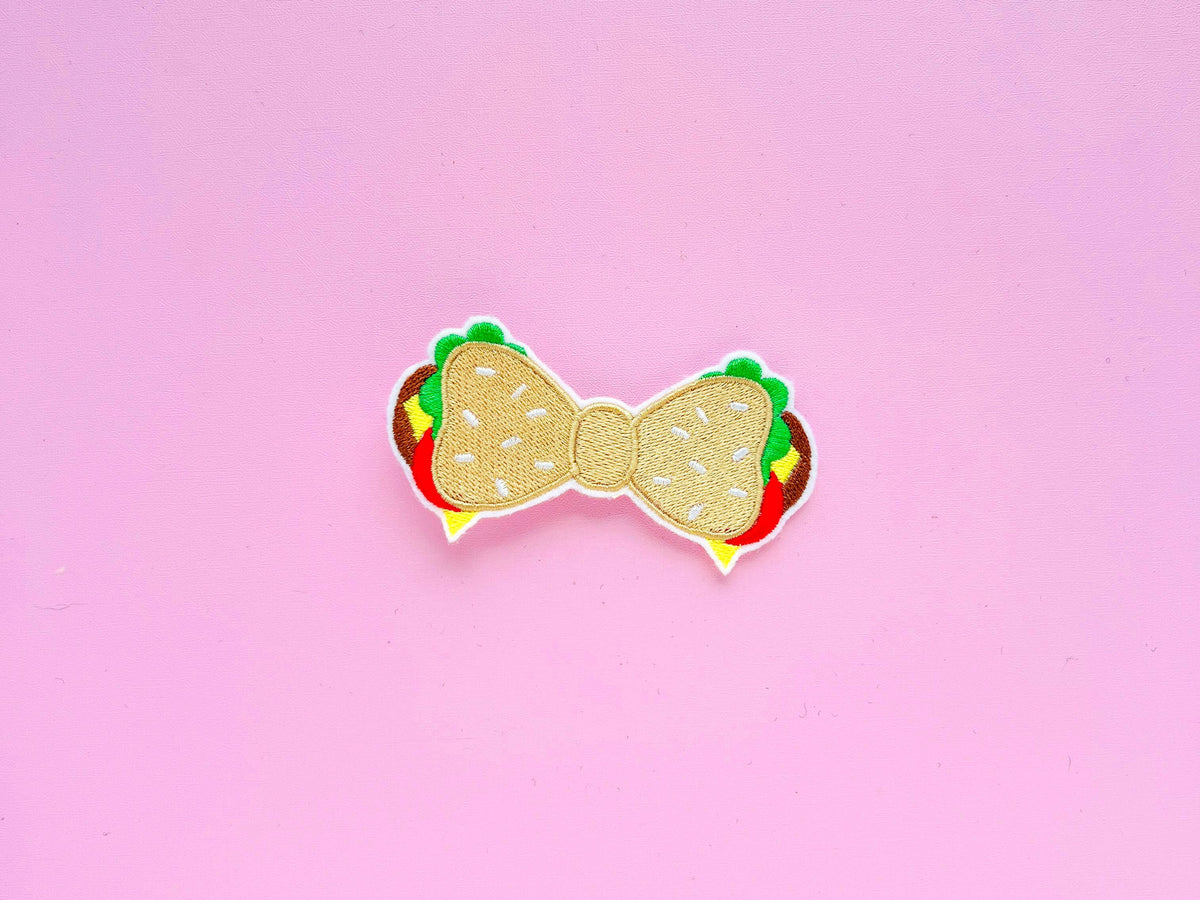 Kawaii Hamburger Hair Bow For Girls