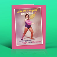 MAGICAL UNICORN everyday card every occasion