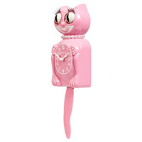 Pink Satin Miss Kitty-Cat Klock (Smaller Size)