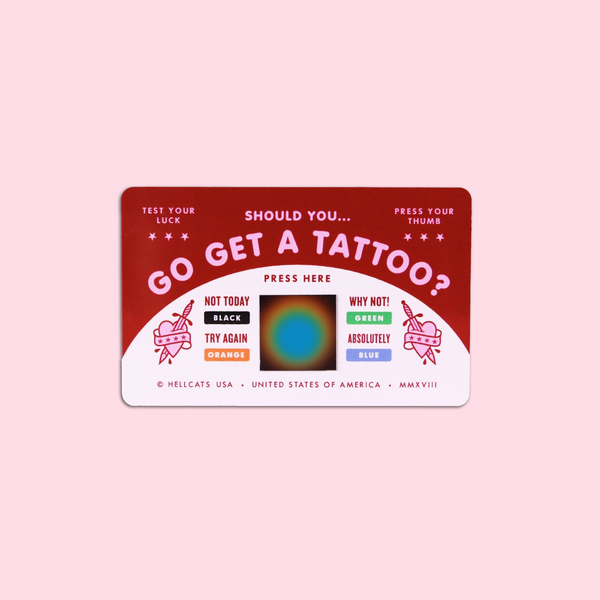 Tattoo Mood Card