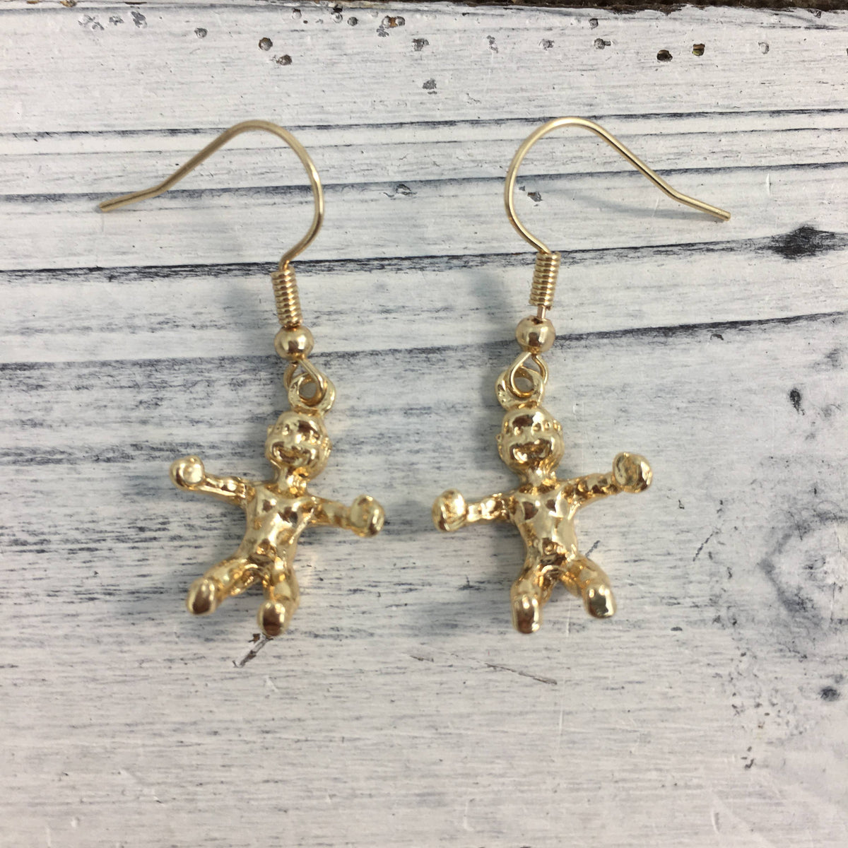 King cake baby earrings 