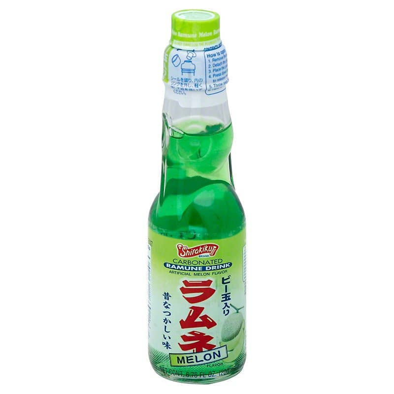 Ramune Melon, 6.76oz Glass Bottle 30ct