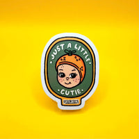 Orange Sonny Angel | Weatherproof Sticker