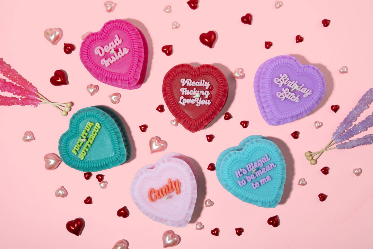 Birthday Bitch Heart Candle (birthday gift, funny gift)