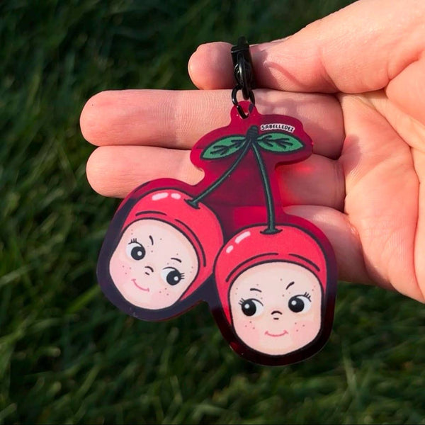 Cherry Babies Acrylic Keychain | Sonny Angel