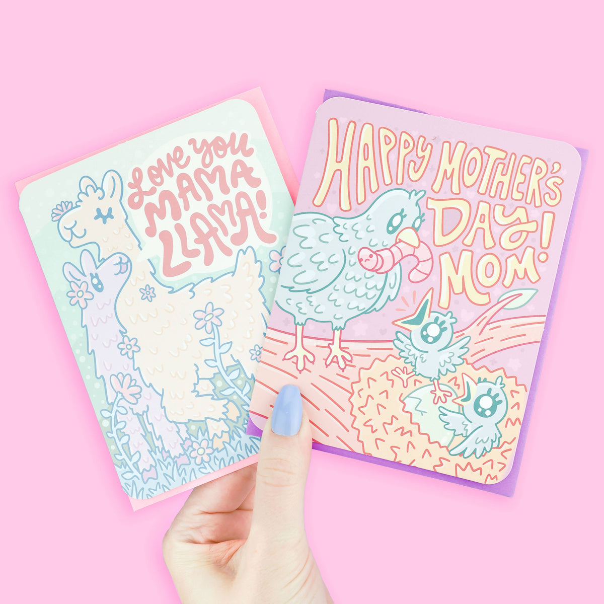 Momma Bird, Cute, Mom Gift, Mother's Day Card with Envelope
