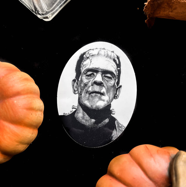 Frankenstein's Monster Sticker | spooky | dark | Halloween