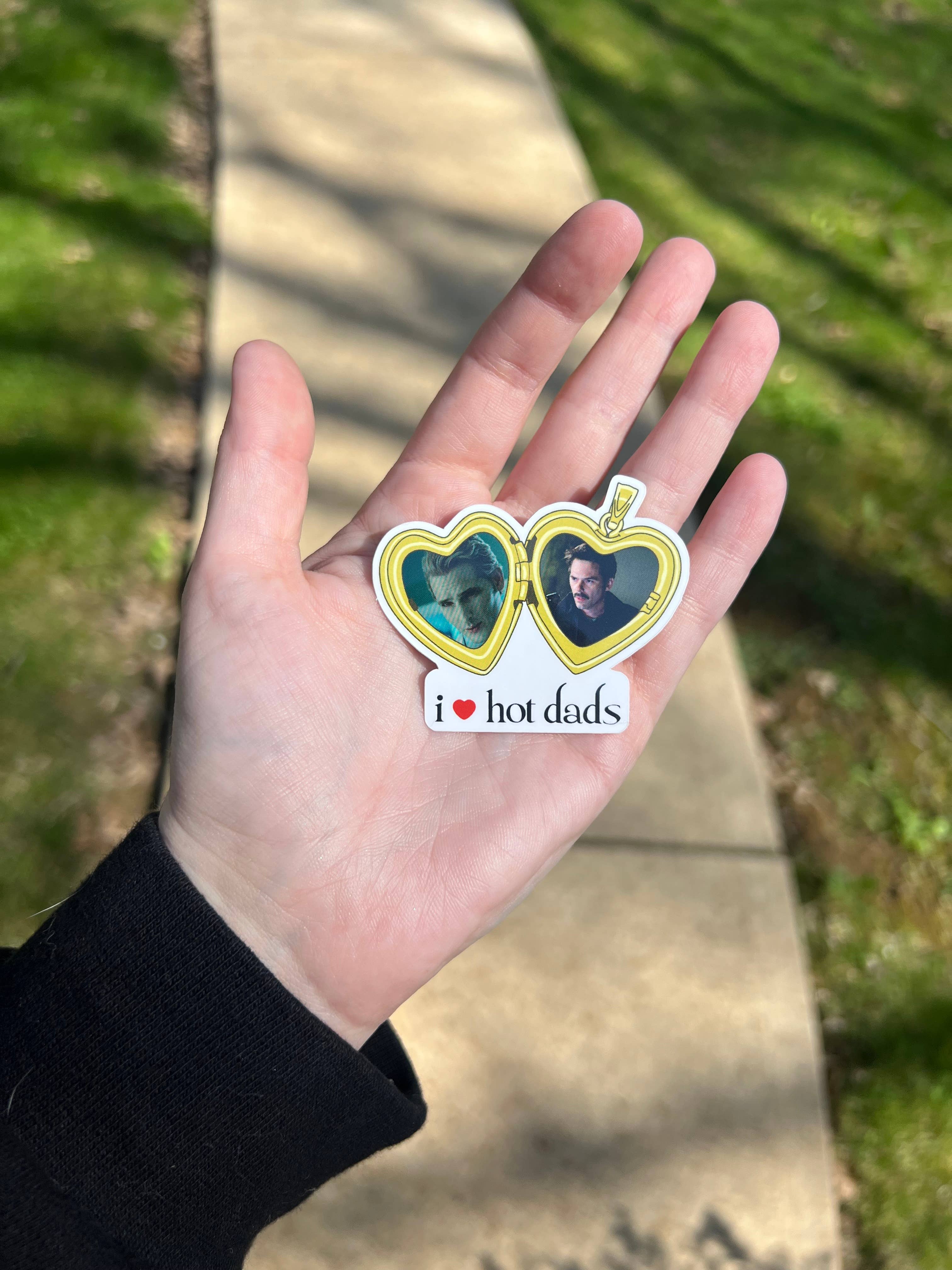Twilight I Love Hot Dads Sticker