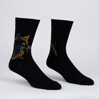 Night Cat Crew Socks