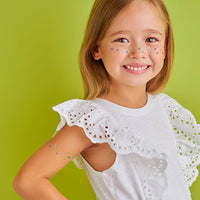 Rainbow Starry Freckles Temporary Tattoo