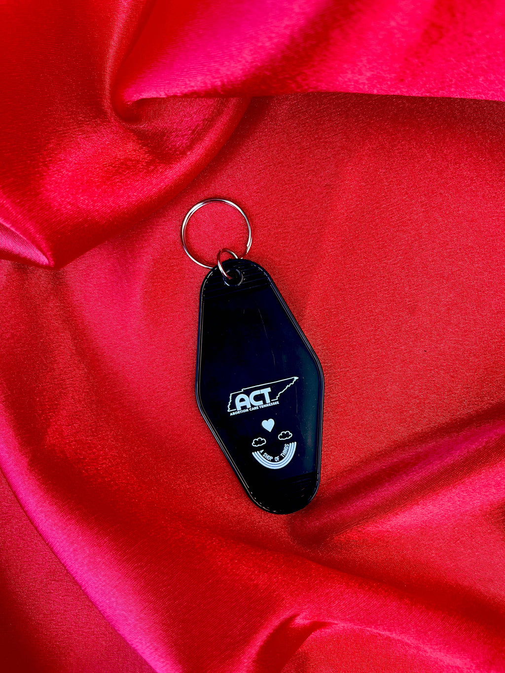 Abortion Forever Metal Motel Keychain