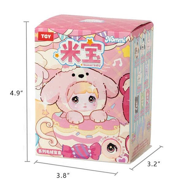 Nommi Baby Series Kawaii Plush Doll Hanger Blind Box (1pc)