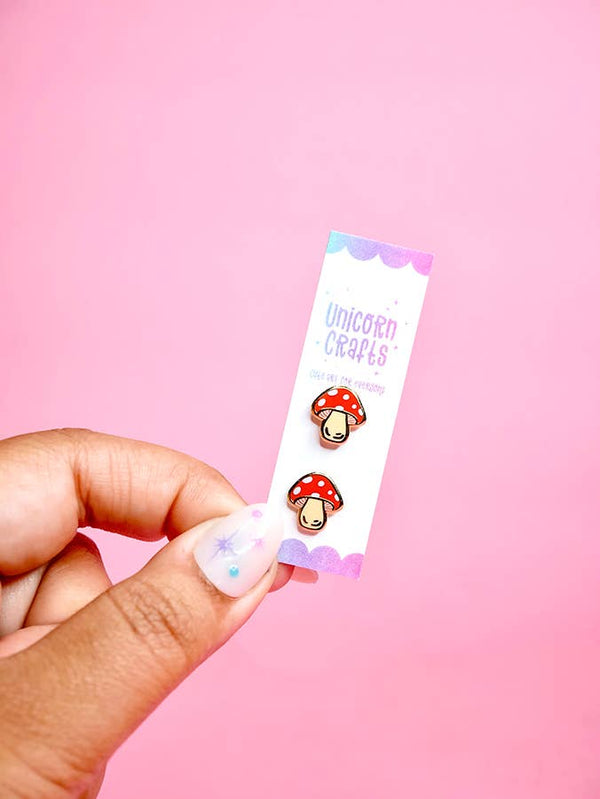 Mushroom Earrings