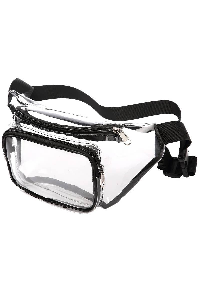 Clear PVC Y2K Fashion Waist Bum Bag Fanny Pack