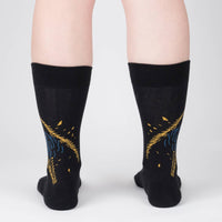 Night Cat Crew Socks