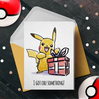 "I Got Chu" - Electric Mouse Gamer Birthday Card