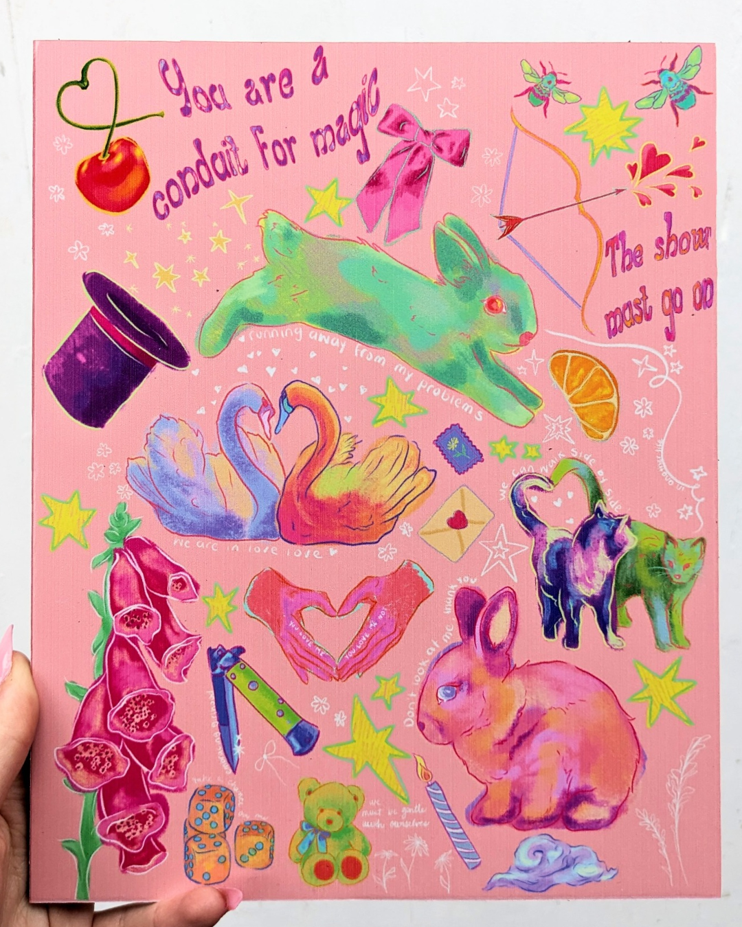 You Are A Conduit For Magic Foam Board Print