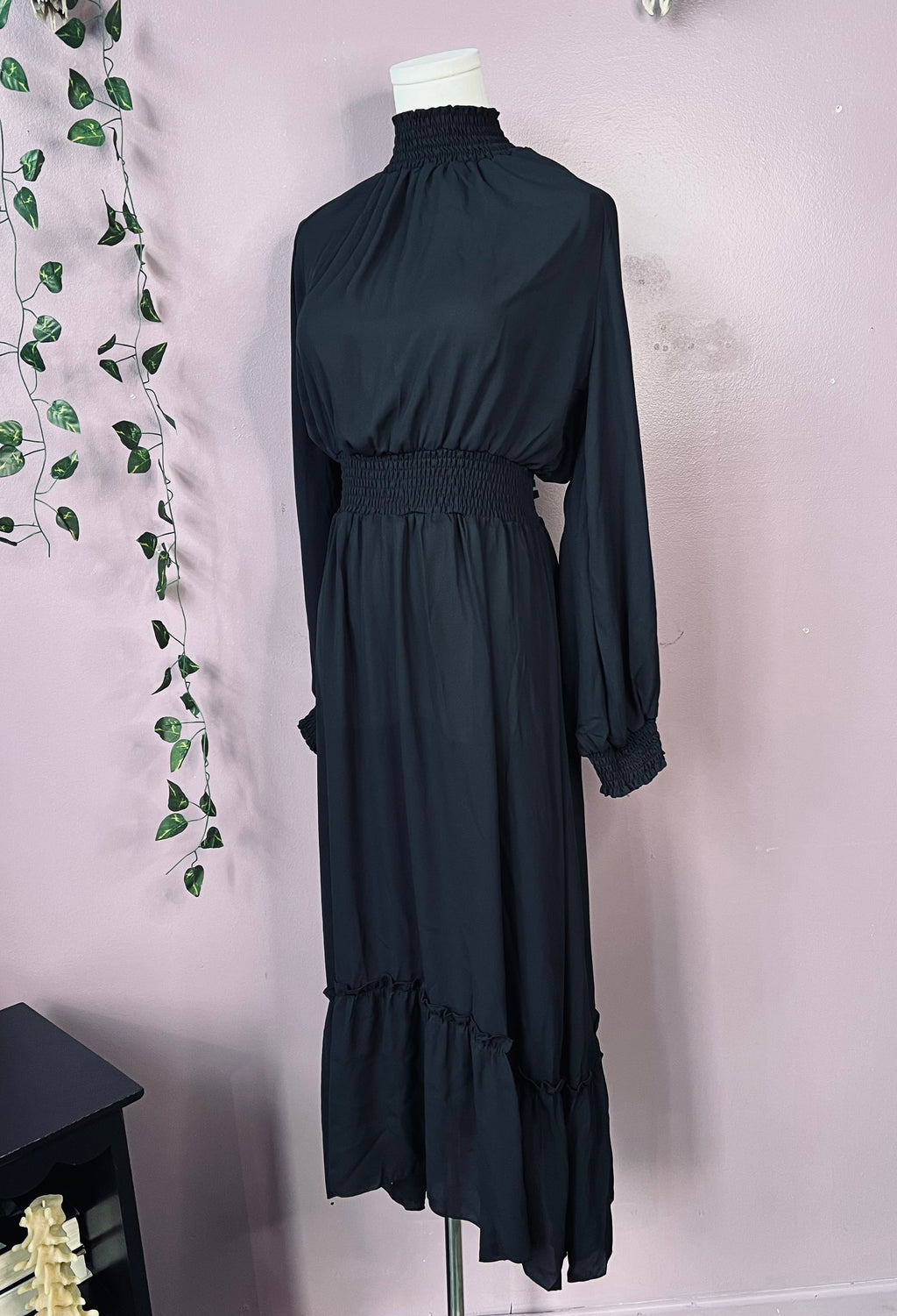 Dorothea - Classic Boho Shirred Witch Dress - READY-TO-Ship