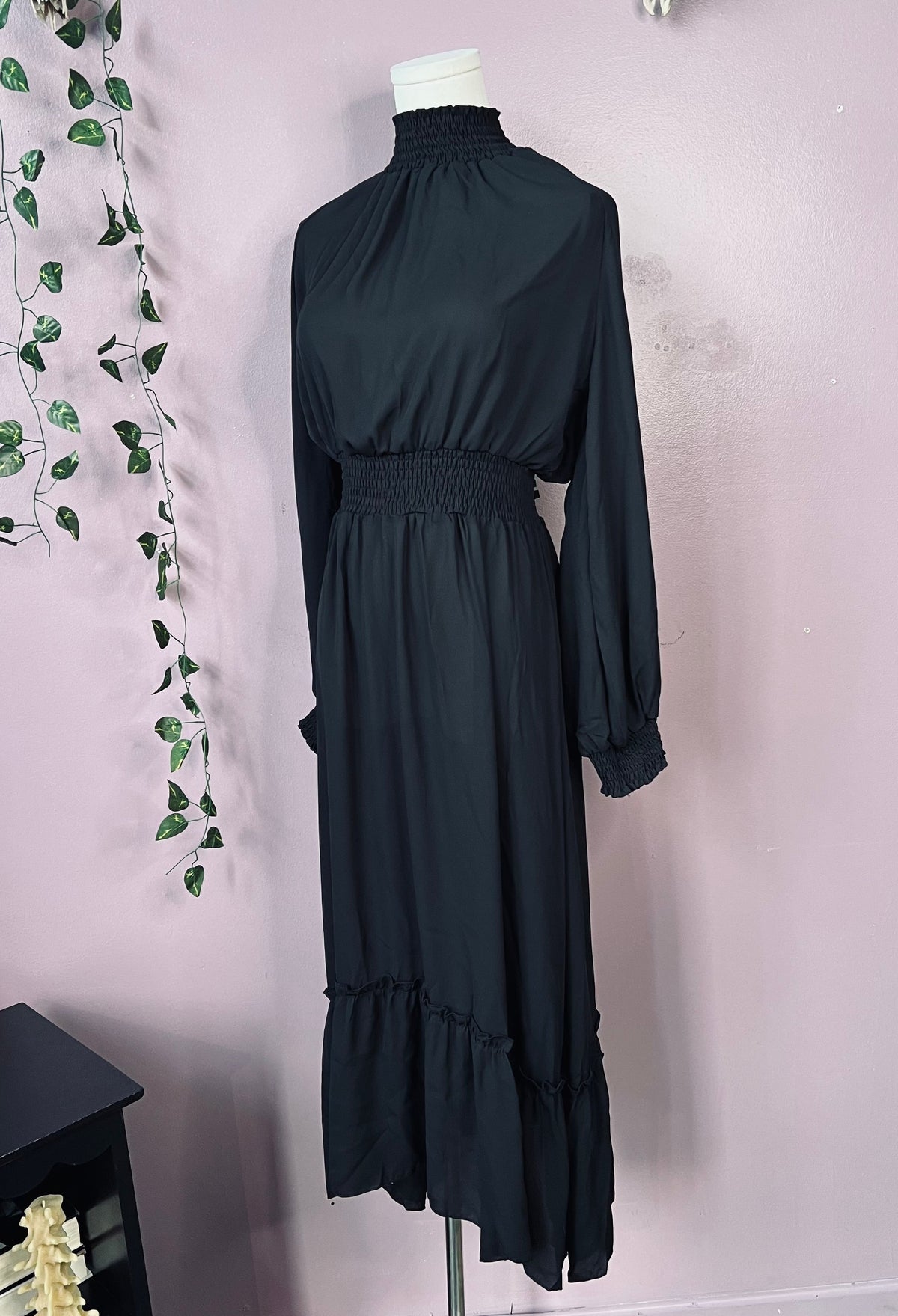 Dorothea - Classic Boho Shirred Witch Dress - READY-TO-Ship