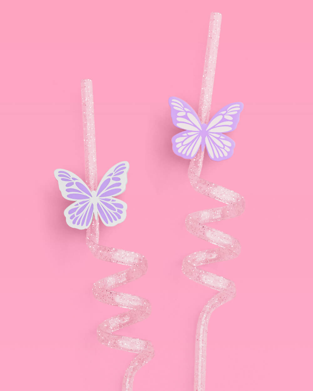 Butterfly Straws - 16 reusable straws