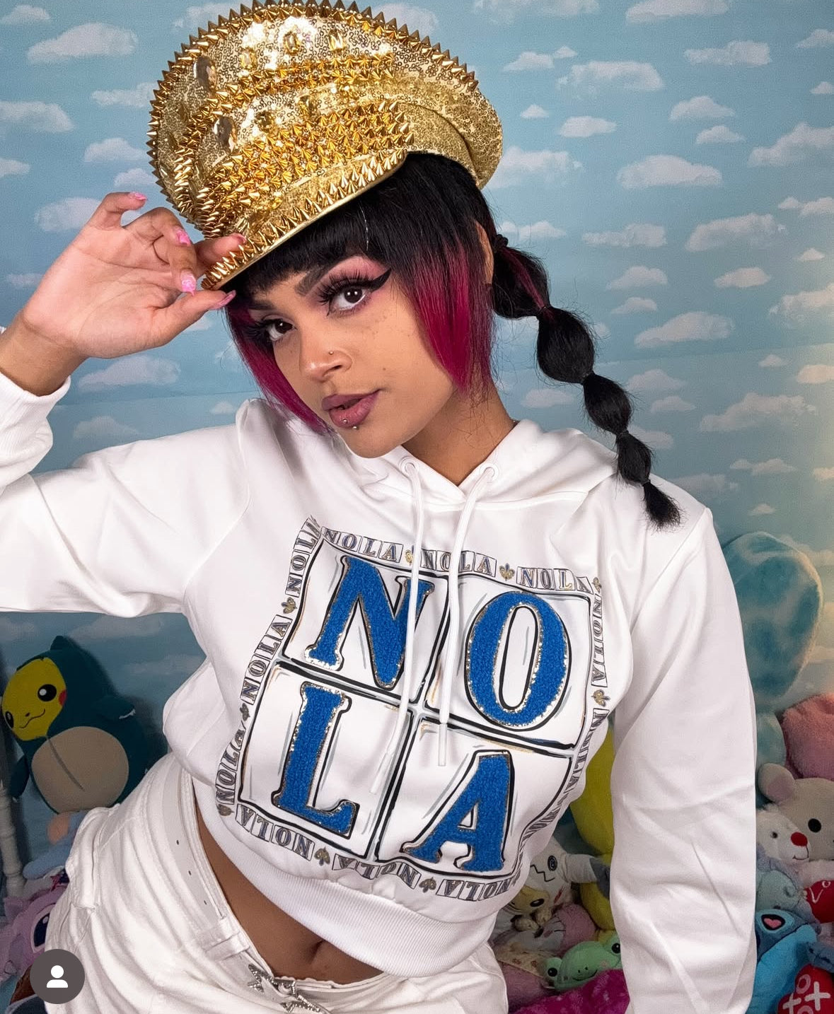 NOLA Crop Sweatshirt