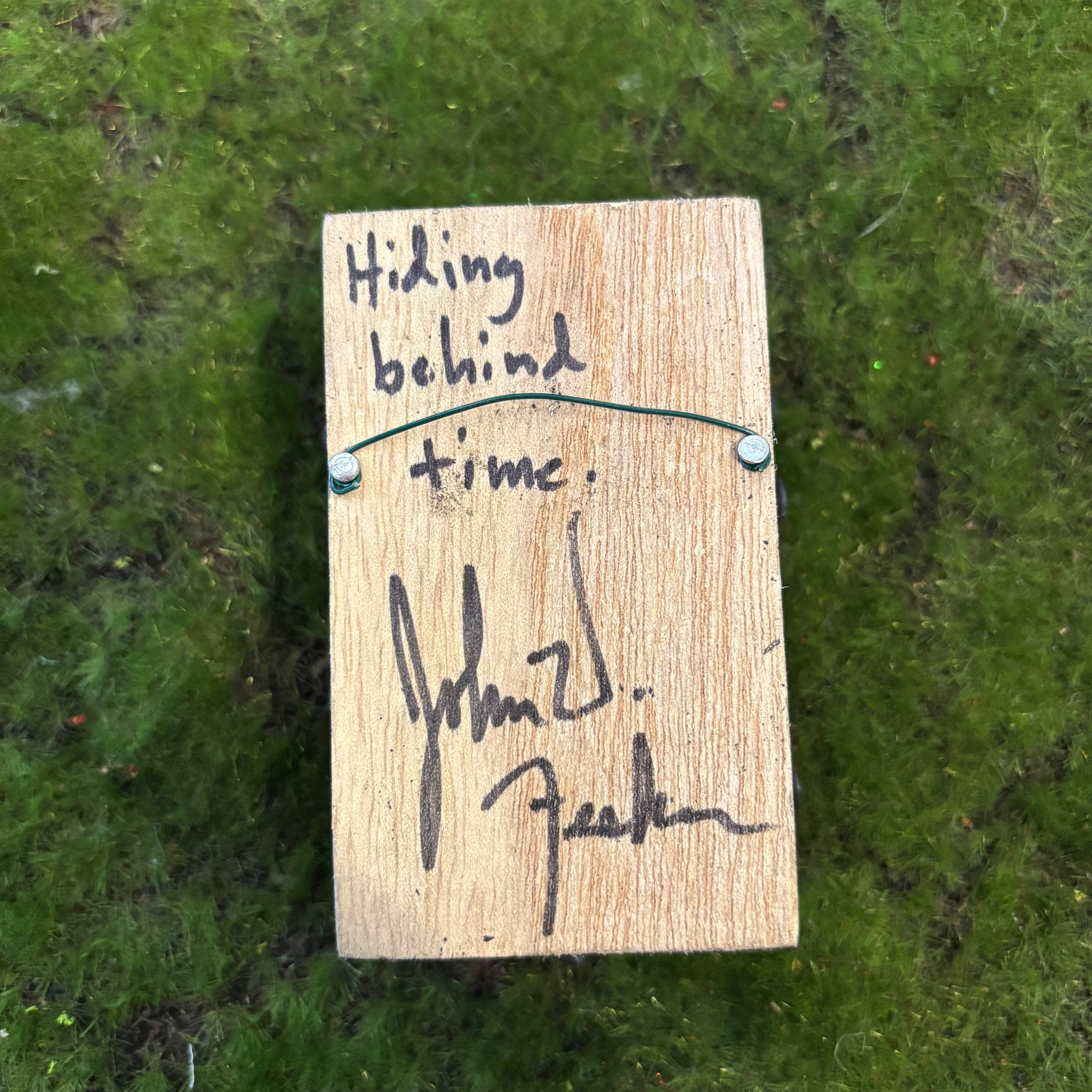 Hiding behind time Shadow Box