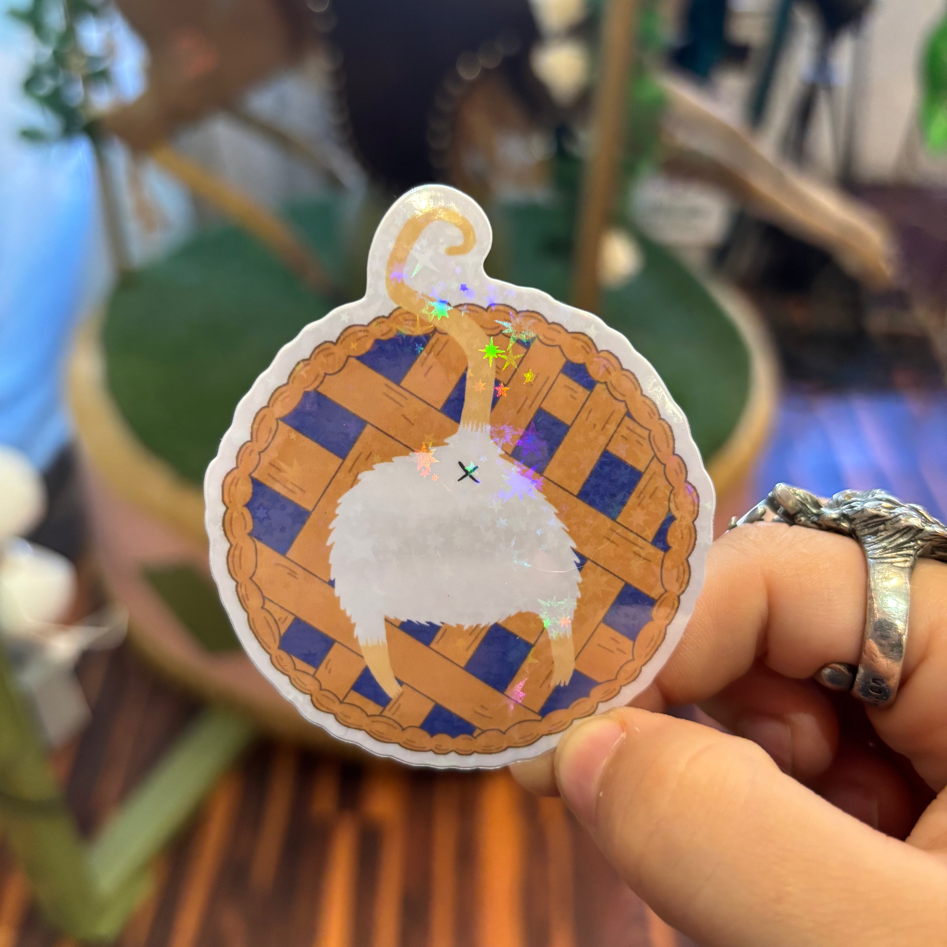 Blueberry Pie Rat Butt Sticker