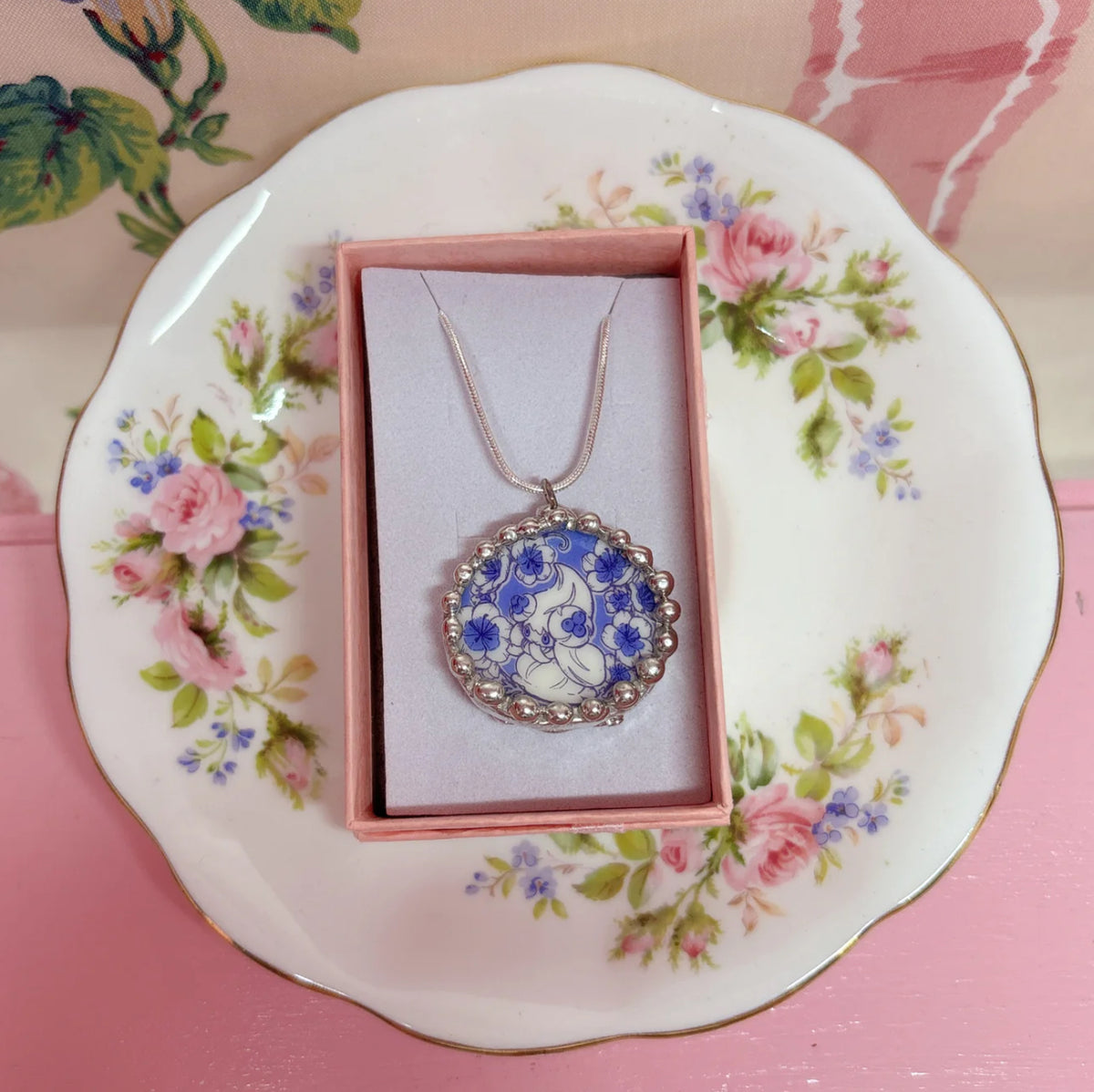 Pokémon Alcreamie Blueberry Necklace