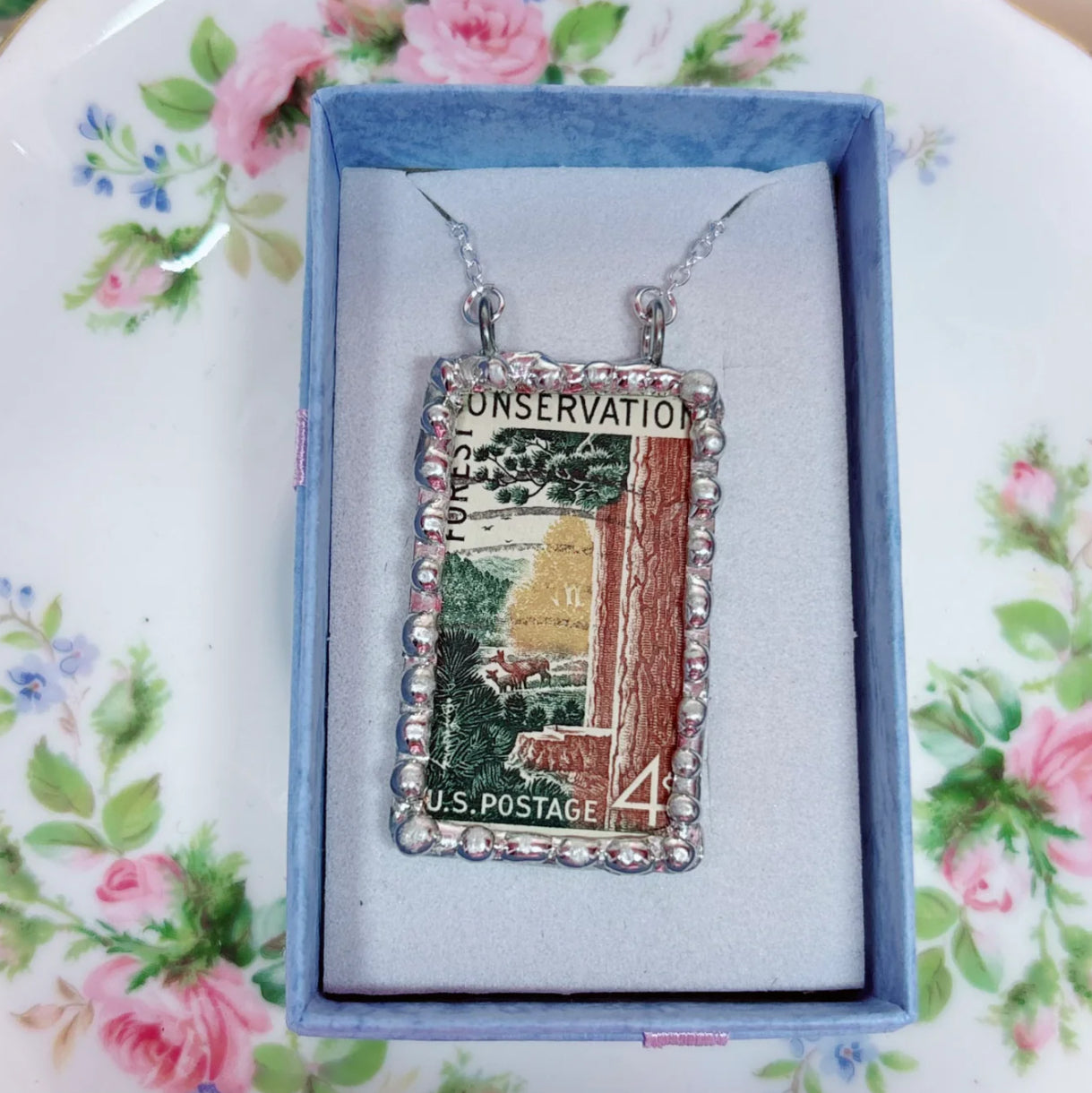 Vintage Stamp Forest Conservation