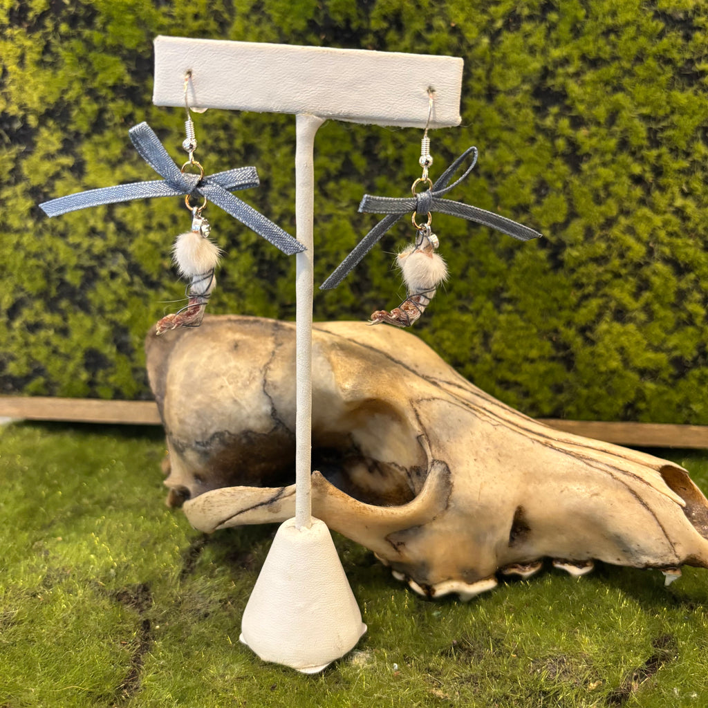 Taxidermy Rat Paw Earrings
