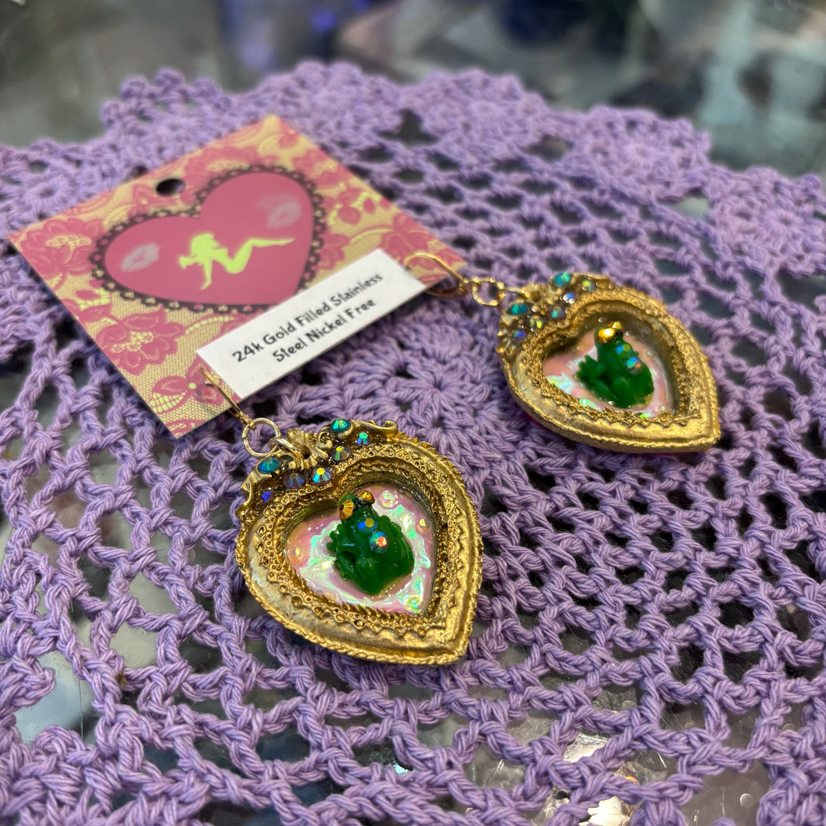 Frog Earrings