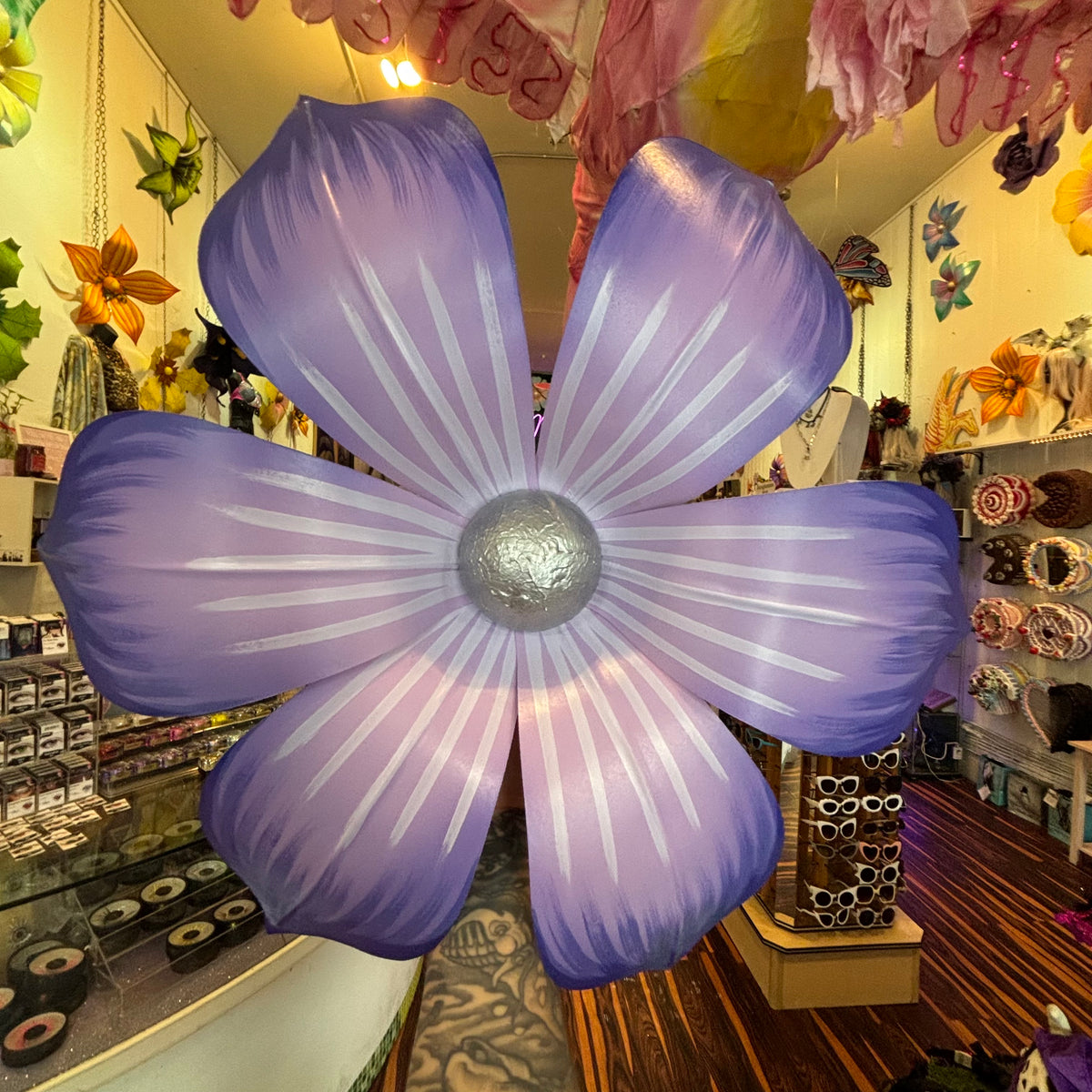 22" Medium 6 Petal Astraea House Float Carnival Flower