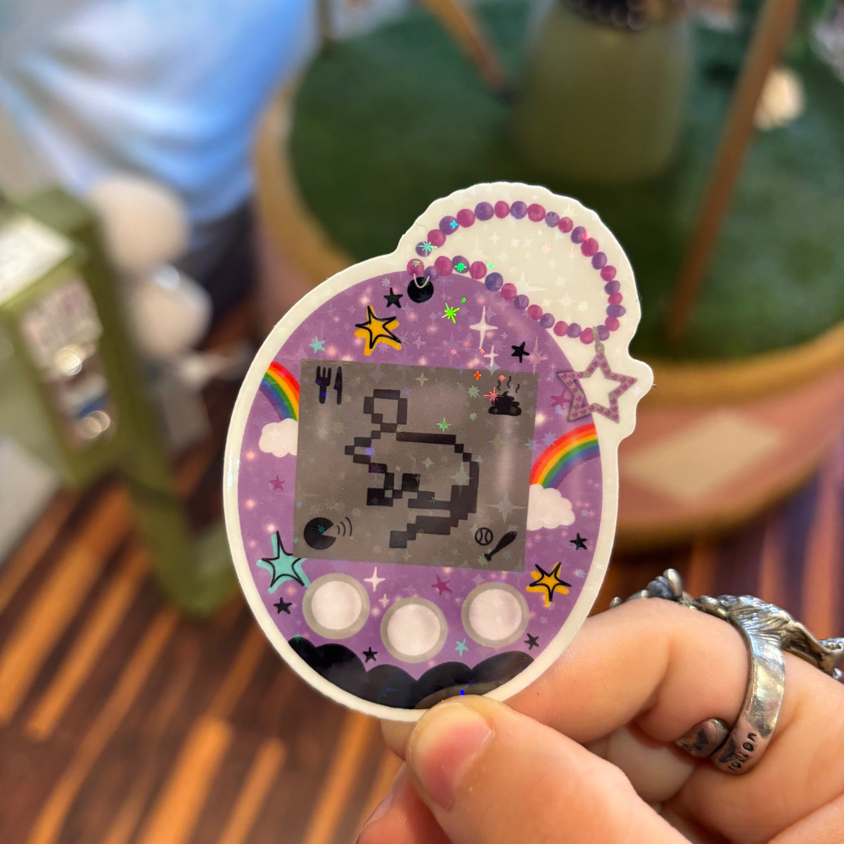 Digital Tama Rat Sticker