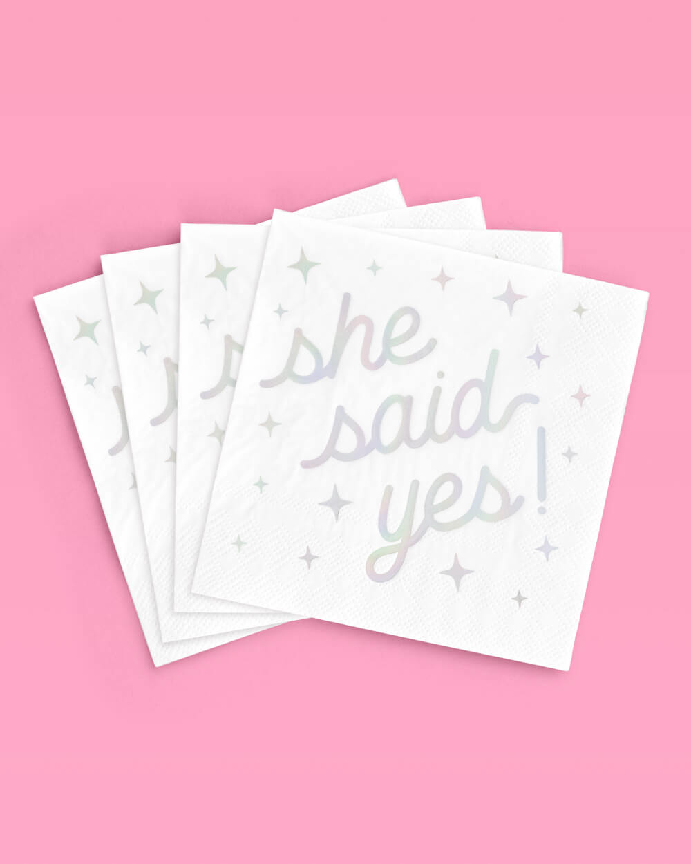 Engaged Era Napkins - 25 foil napkins