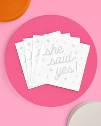 Engaged Era Napkins - 25 foil napkins