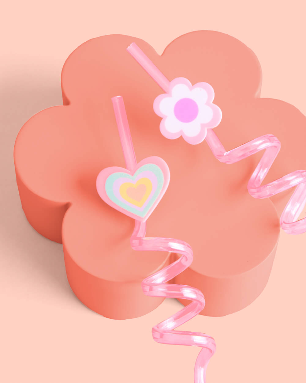 Rainbow Straws - 16 reusable straws