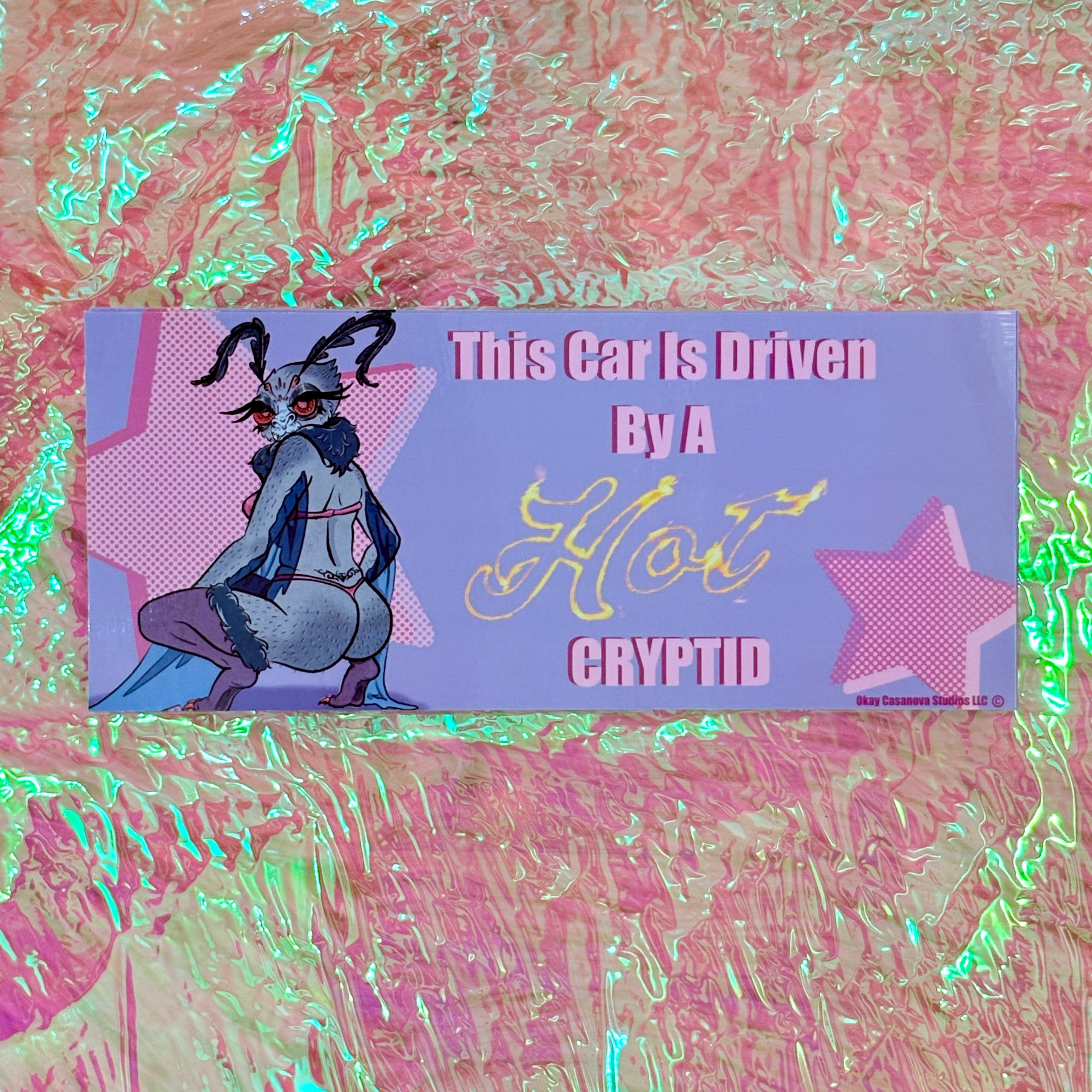 “Hot Cryptid” Bumper Sticker