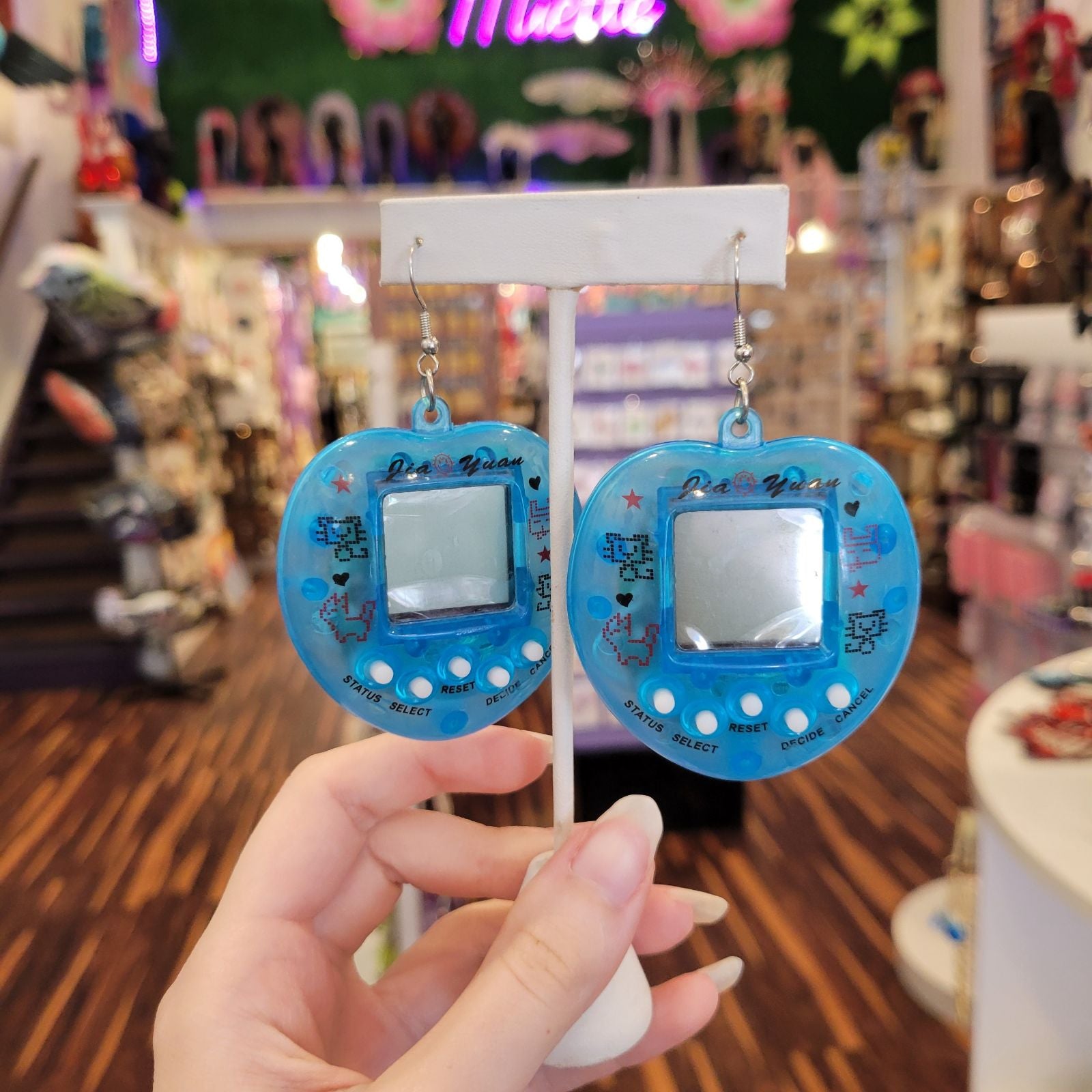 Virtual Pet Earrings