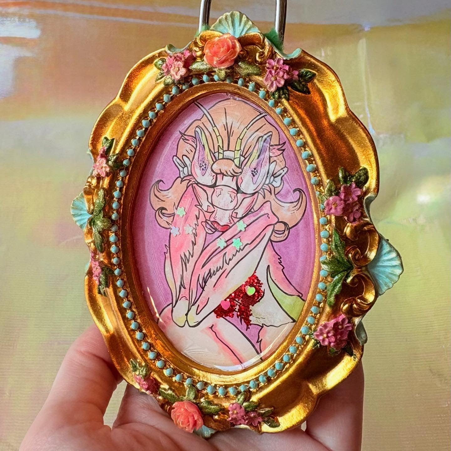 Spring Beast Mini Frame Original Art